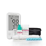 Medisana MediTouch 2 Mg/dL Blutzuckermessgerät, Starterset Mit Teststreifen Für Diabetiker, Lanzetten Zur Blutzuckerkontrolle, Diabetes-Set, Schnelltest