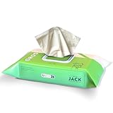 Hello Jack 100% Natürliche Feuchttücher Hund - Sanfte Pflege mit Aloe Vera - Pflegetücher für Hunde & Katzen Hypoallergen - Dog Cleaning Wipes Geruchsneutral für Pfoten, Nasen, Augen und Ohren