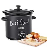 Russell Hobbs 24180-56 Slow Cooker, Schongarer, Keramik, 3.5 liters, schwarz