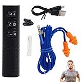 Earplug Wireless Kopfhörer - Sicherheitskopfhörer für die Arbeit | Tragbare kabellose Kopfhörer, In-Ear-Kopfhörer mit Geräuschreduzierung für Telefone und Computer, bequeme Bluetooth-Kopfhörer für