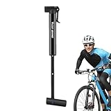 Standpumpe für Rennräder, Fahrradpumpe Luftpumpe Fahrrad für alle Ventile – 11 bar / 160 psi Standluftpumpe mit Manometer – E-Bikes, Mountainbikes – Fahrradpumpe für französische Ventile