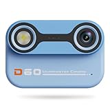 Blmirror wasserdichte Kinderkamera Unterwasserkamera 3 Meter Wasserdicht Vorher und Nachher Dualkamera Schwimmen Outdoor,Blau