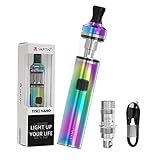 VAPTIO Tyro Nano Kit Vape Pen 900mAh Akku 30W All in One Elektronische Zigarette, Starter Kit mit 2.0ml Tank,kein E-Liquid kein Nikotin(bunt)