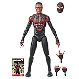 Marvel Legends Series Ultimate Miles Morales Spider-Man Action-Figur, Schwarz