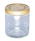 BIENEN SCHMIDT 60 x Neutrales Schraubglas 500g Imkerhonig Honnigglas mit goldenem Deckel ohne Etikett Honig Neutralglas (Deckel mit Prägung 'Imkerhonig')