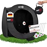 HITX® Steinschleuder Kugelfang XXL mit 3 Zielen | Pop-Up Kugelfangkasten | Aufbau in Sekunden | Zwille Zielbox zum Aufhängen oder Hinstellen | Slingshot Schleuder Targetbox