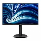 Philips 24B2U3301D 24 Zoll WUXGA Monitor 100Hz, IPS Panel, 4ms GtG, Adaptive Sync, Höhenverstellung, Lautsprecher, (1920x1200 HDMI 1x 1.4 DP USB Hub) Schwarz