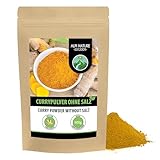 Currypulver indisch Madras (500g), Currypulver suess ohne Salz, Currypulver mild, typisch indische Gewürzmischung, wiederverschließbare Verpackung