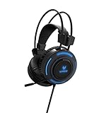 Rapoo VPRO VH200 Gaming Headset Over Ear geräuschunterdrückendes Mikrofon LED Multi-Color Beleuchtungssystem schwarz, 10,2 x 22,5 x 19,4 cm