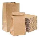 50x Kraftpapiertüten - EXTRA STARK - nachhaltige braune Beutel 26 x 17 cm - Kraftpapierbeutel als DIY Adventskalender - Ostern & Weihnachten & Advent - zum befüllen