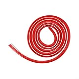 Bebykilemi Silikon-Duschbarriere, Wasserstopper für lockenlose Duschen, 100–300 cm, biegbarer, wasserdichter Dichtungsstreifen mit rutschfester Bodenhaftung, weißes Badezimmer (250 cm)