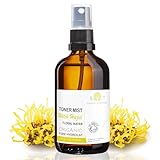 Bio Hamamelis-Wasser Straffendes Gesichtstonikum 500 ml Witch Hazel Reiniger und Porenverkleinerer Fettige und Empfindliche Haut Beseitigt Unreinheiten