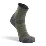 FoxRiver Basecamp 2.0 Lightweight QTR Crew Socke, Oliv/anthrazit, Medium