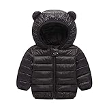 Kinder Winter Down Mantel Baby Jungen Mädchen Leicht Igel Kissen Jacke Bär Dunstabzugshauben (Kids2,120)