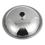 GRIRIW Multifunktionaler Topfdeckel Aus Edelstahl Verbrühsicher Universeller Deckel Für Töpfe Und Pfannen Kochwerkzeug Zufälliger Stil