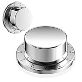Newaner Mechanischer Küchentimer, Adsorbierbarer Magnetischer Timer, Wiederverwendbarer Wasserdichter Edelstahl-Timer, Tierender Countdown-Timer für Kochen, Backen, gekochte Eier in der Küche Silver