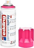 Edding 5200 Permanent-Spray – Neon Pink matt – 200 ml – Acrylfarbe für Malerei und Dekoration, Glas, Metall, Holz, Keramik, Kunststoff, Leinwand – Aerosolspray, Acrylspray, Sprühfarbe