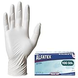 Sugaring Cane Einweghandschuhe 100 Stück/Box, Nitrilhandschuhe, puderfrei & latexfrei, Einmalhandschuhe, Wegwerfhandschuhe, Handschuhe, weiß (XS)