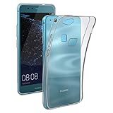 REY Transparent Silikonhülle TPU für Huawei P10 Lite, Handyhülle Premium Kratzfest TPU Durchsichtige Schutzhülle, Ultradünne 0,33 mm