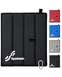 Sportneer Sitzkissen Outdoor, Sitzunterlage Outdoor Wasserdicht Oxford-Stoff Thermo Sitzkissen Faltbar FüR Camping, Wandern, Stadion Und Unterwegs，grau