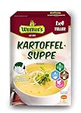 Werner´s Kartoffelsuppe - instant - 4 Teller, 10 Packungen pro Karton, glutenfrei, laktosefrei, fettarm,