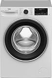 Beko B5WFU58415W b300 Waschvollautomat, Waschmaschine, 8 kg, 1400 U/min, Nachlegefunktion, SteamCure Dampffunktion, allergikergeeignet, AquaWave Schontrommel, Bluetooth-Steuerung, Weiß