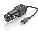 Slabo KFZ Ladekabel Micro USB - 1A - für Samsung Galaxy J6 | Galaxy S7 Auto Ladegerät Pkw Kabel LKW - SCHWARZ | Black