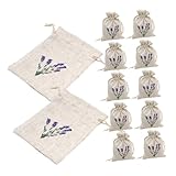 Alipis 12 Stück Lavendelsäckchen aus Leere Wiederbefüllbare Duftbeutel mit Kordelzug Vielseitige Aromabeutel für Getrocknete Blumen Partygeschenke Kleiderschrank und Auto