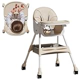 Baby-Hochstühle, tragbarer Hochstuhl, Multifunktionsliege, Hüpfstuhl zum Füttern, Essen, Küche, Sitzen, Camping, Reisen, Outdoor, , 65 x 73 x 97 cm