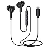 Guguearth MFi-Zertifiziert Lightning Kopfhörer für iPhone, Magnetische in Ear Kopfhörer mit Kabel Kompatibel mit iPhone 14 13 12 pro max, iPhone 11 8 7 X