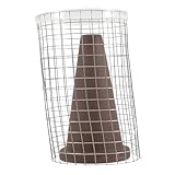 NOLITOY Fischzuchttopf aus Hochwertigem mit Isolationsnetz Zuchtkegel für Zierfische und Garnelen Aquarium Ablaichkegel für Angelfische Robust und Einfach zu Dekorieren