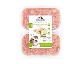 Tackenberg - Bio Barf Menü Huhn & Blättermagen für Hunde - 14 x 500 g - Premiumqualität von Tackenberg