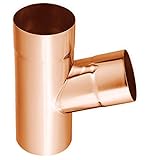 Rohrabzweig 72° Kupfer in allen Größen (wählbar) (E)