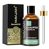 MAYJAM Eukalyptus Ätherisches Öl 100ML, Eukalyptusöl für Diffusor, Luftbefeuchter, DIY, Home，Wardrobes