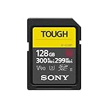 Sony SF-G128T SD-Speicherkarte (128 GB, UHS-II, SD Tough, G Serie)