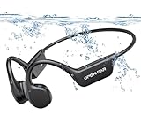 Relxhome Knochenschall Kopfhörer, Kopfhörer Schwimmen Eingebaute 32GB Speicher, MP3 Sport Kopfhörer Bluetooth 5.3, IPX8 Wasserdicht, Open Ear Kopfhörer für Schwimmen Laufen, 10 Stunden Spielzeit