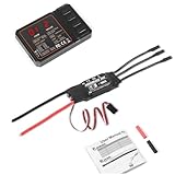 Muuookka 60A 2-3S Lipo Brushless ESC Unterstützung BEC-Ausgang mit Programmierkarte für RC Auto Boot Flugzeug DIY Teile