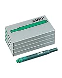 LAMY T10 4er Set Tintenpatronen mit großem Tintenvorrat - geeignet für alle Lamy Patronenfüllhaltermodelle - Inhalt 1,25ml je Patrone - 5 Stück pro Päckchen - Tintenfarbe grün