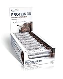 IronMaxx Protein 30 Protein Bar Chocolate - 24 x High Protein Riegel 35g zuckerreduziert, 30% Proteingehalt, Leckerer Snack mit zarter Cremefüllung