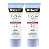 2x Neutrogena Ultra Sheer Sunblock SPF 30 (Sonnenschutz Lotion, wasserfest) aus USA