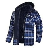 Fleece Jacke Herren Jagdjacke Herren Winter Flanelljacke Herren Freizeitsakkos Winter Daunenjacke Herren Winterjacke Herren Fell Regenjacke Herren Wasserdicht Fahrrad Schwarze Fleecejacke Herren