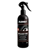 Flowey Brilliant Tire Shine Reifenpflege - Tire Wax- Reifenschwarz - glänzende Reifenpflege - Wet Look Effekt - Reifenglanz 400ml