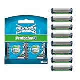 Wilkinson Sword Protector 3 Rasierklingen für Herren Rasierer, 8 Stück (1er Pack)