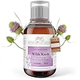Wilde Karde Tinktur (alkoholfrei) - 150ml, Dipsacus fullonum Tropfen, 1:4 Extrakt, Top Premium Qualität, Hergestellt in Österreich, Vegan