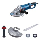 Bosch Professional kabelgebundener Winkelschleifer GWS 27-230 JR (Leistung: 2.700 W, Scheiben-Ø: 230 mm, mit KickBack Control und Vibration Control, inkl. Schutzhaube)