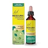 RESCURA Bachblüten Tropfen alkoholfrei Apfel-Minze, 20ml I Bachblütenmischung für den Tag I ehemals Rescue das Original