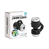 Mikroskop-LED-Licht-Makro-Objektiv-Clip, 30-fache Vergrößerung für verbesserte Betrachtung von Handys, Kameraklammern, Makrofotografie