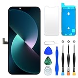 DIGI4U LCD für iPhone 13 Pro Max Display Bildschirm Ersatz, 6,7' 3D Touch TrueTone Face ID für iPhone 13 Pro Max Display Digitizer Reparaturkits(A2643, A2484, A2641, A2644, A2645)