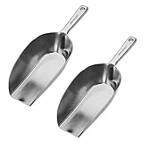 Westmark Back-/Abwiege-/Abfüllschaufeln, 2 Stück, Füllvolumen: je 37 ml (ca. 35 g Mehl), Aluminium, Hygia, Silber, 910122E3