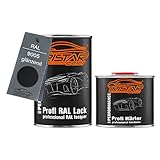 TRISTARcolor RAL 9005 Tiefschwarz glänzend 2K Autolack 1,5 Liter / 1500 ml Dose inkl. Härter